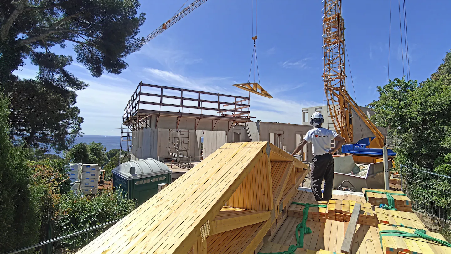 charpente industrielle bois